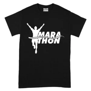 Run Marathon Tshirt - Black 3