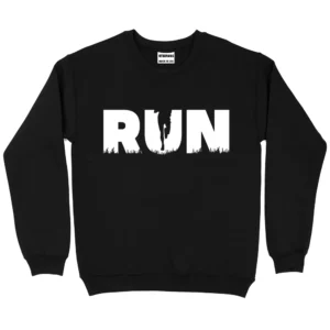 Running Girl Sweatshirt - Black 2