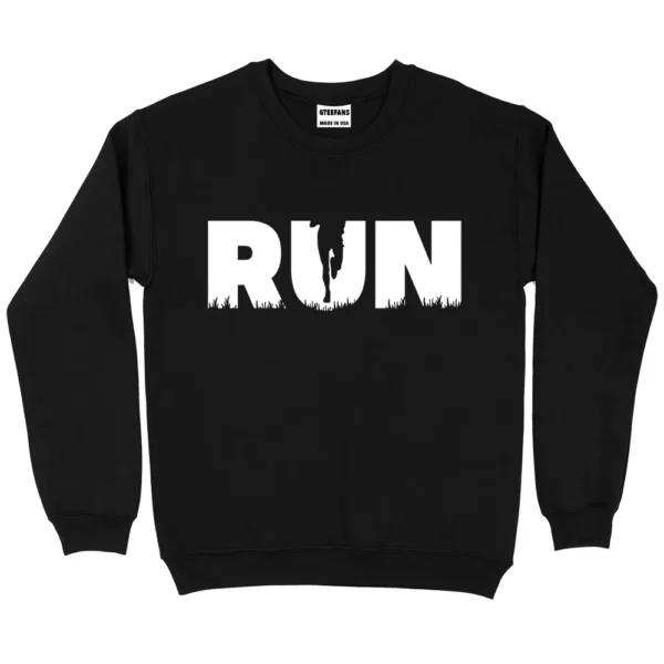 Running Girl Sweatshirt - Black 2