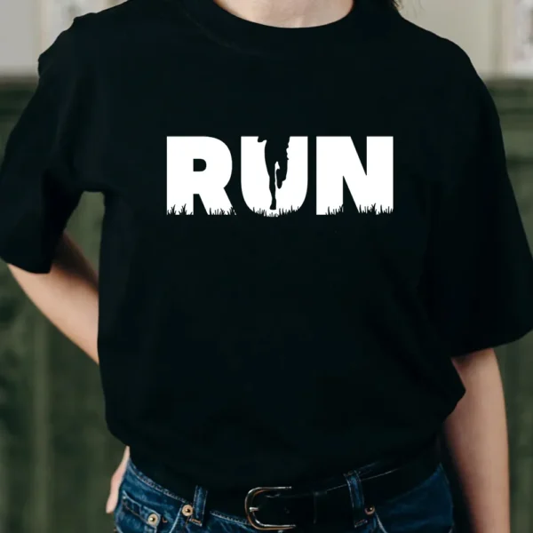 Running Girl Tshirt - Black 2