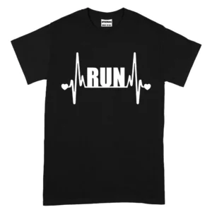 Running Heart Tshirt - Black 4