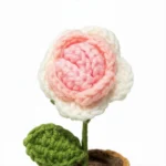 Handmade Crochet Flower Plant Set 3pcs Sunflower/Rose Red/Rose Pink - The Everlasting Bloom