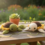 Super Cute Crochet Turtle Set 2 pcs- Amigurumi Stuffed Animal